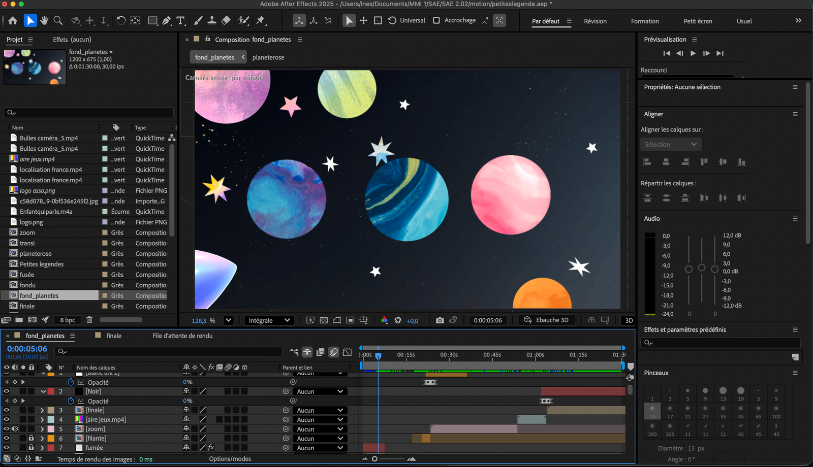 Montage vidéo sur Premiere Pro